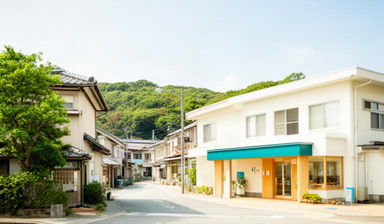 高知県黒潮町の穏やかな街並みと、相談の打ち合わせに使う明るい地域拠点