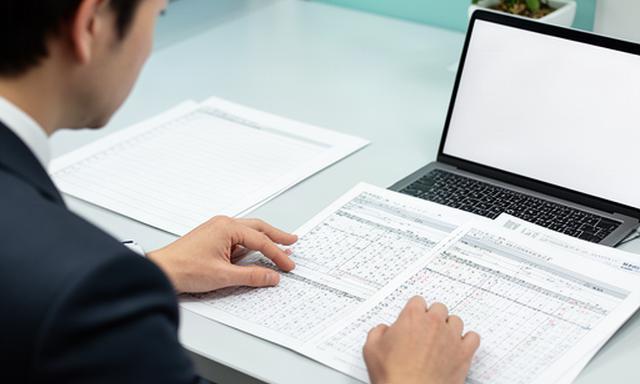 勤務表と休暇取得状況を並べて確認する職場の管理者